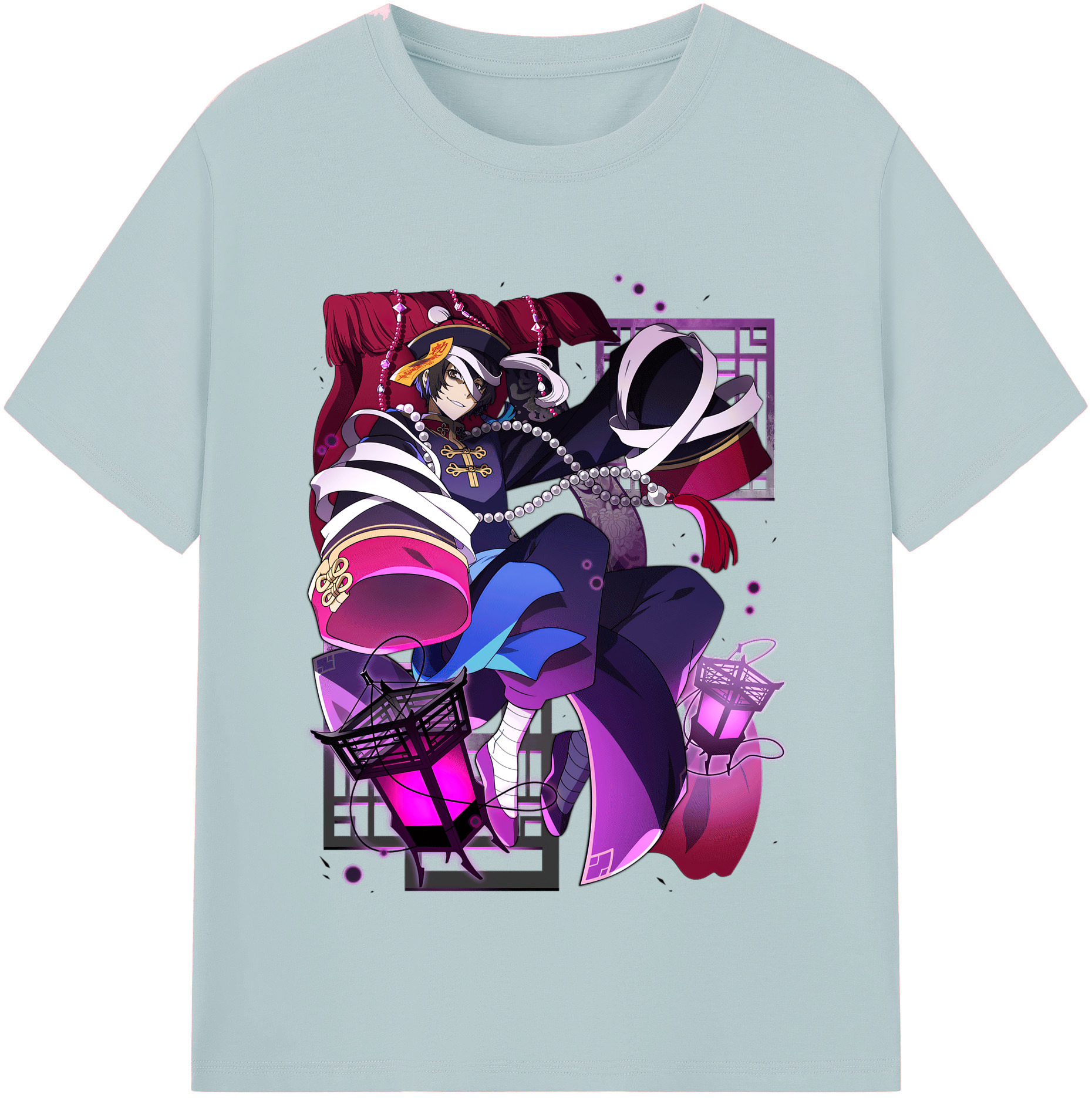 （画像用） 文豪ストレイドッグス Bungo Stray Dogs 綿100％半袖Tシャツ（フロントプリント）